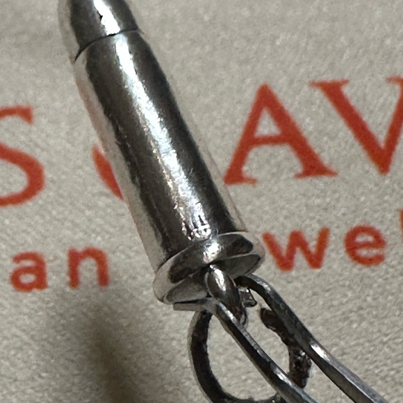 James Avery Retired Sterling Silver 925 Bullet Charm / Pendant. Classic-Limited - Picture 5 of 7